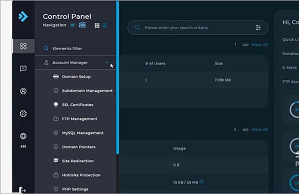 ورود به پنل دایرکت ادمین